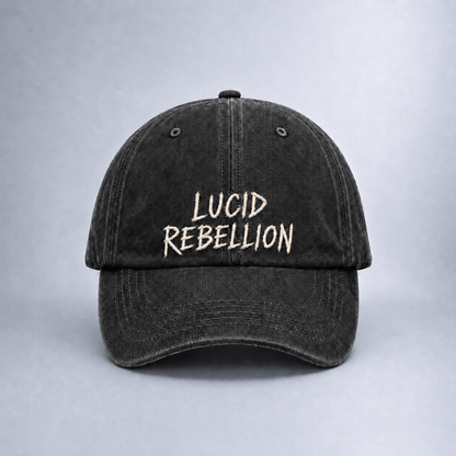 Lucid Rebellion Cap Midnight Black Front